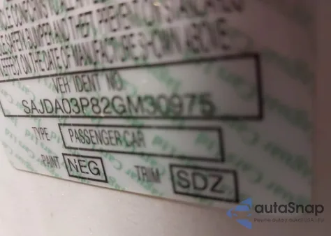 2002 Jaguar S-Type 4.0L V8 from USA, damaged, VIN SAJDA03P82GM30975